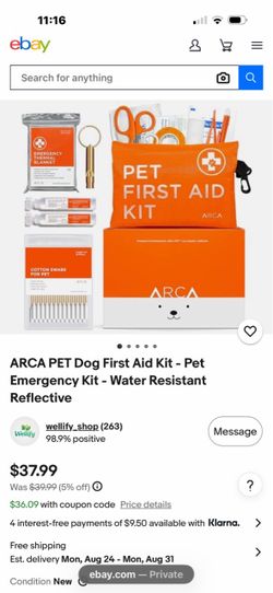 Pet first aid kit