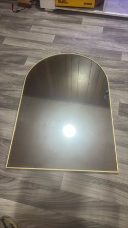 Modern gold trim- stylish decorative wall mirror