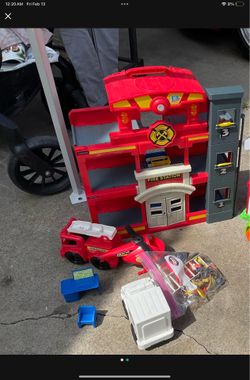 Fire Station Toys Set