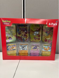 Pokémon 151 Mini Tins 4-Pack (Sam's Club Exclusive) – Sealed – $210