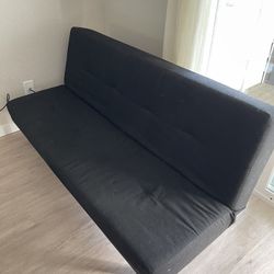 Black sofa bed only had 1 year