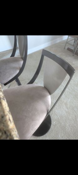 Elite Modern Lana Genuine Suede Modern Bar/Counter Stools (Set of 2) 26"-30"