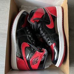 Air Jordan 1 Retro Patent Bred sz. 7