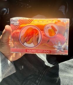 hotdog sunny days squishy stress toy