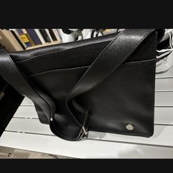 Barneys New York Leather Briefcase Authentic