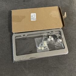 License Crome Plate Set