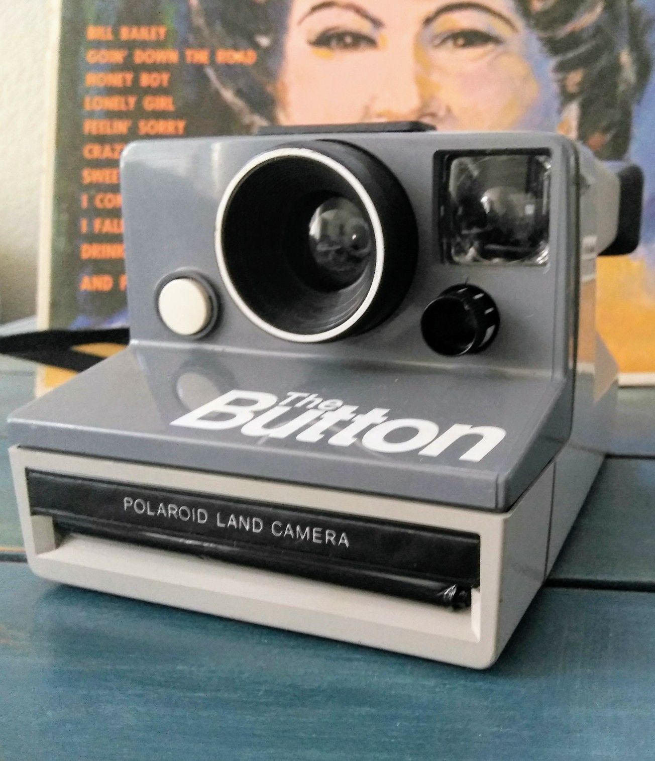 Polaroid "the button" film camera