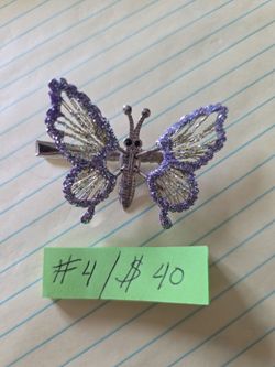 Butterfly hair clip