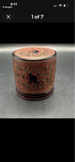 Vintage Burma Lacquerware