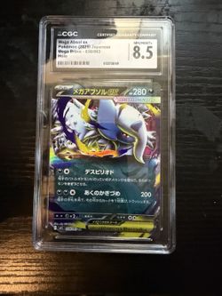 2025 Pokemon JP Mega Brave Mega Absol ex #038/063 Double Rare Holo CGC 8.5