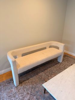 CB2 Cream Bench – $450