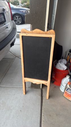 2 side chalk board