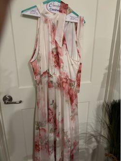 Floral Sleeveless Maxi Dress size Large