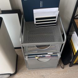 Small Metal file Cabinet With Drawer