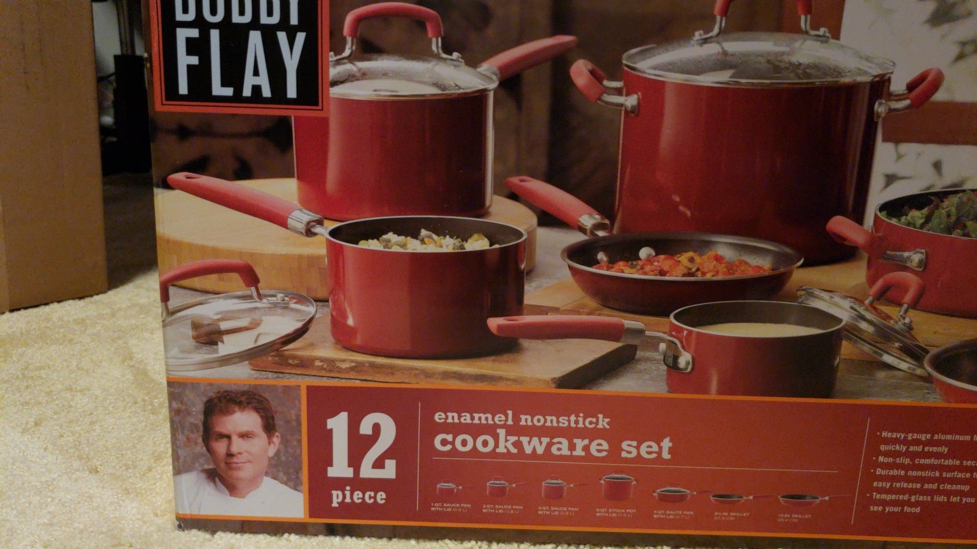 Bobby Flay 12 piece cookware set for Sale in Jacksonville, AR - OfferUp