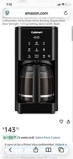 Touchscreen 14 Cup Programmable Coffeemaker DCC-T20NAS
