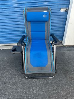 Timber Ridge Zero Gravity Lounger, Lightweight Aluminum Frame. No Box