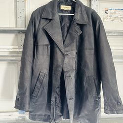 leather dress jacket