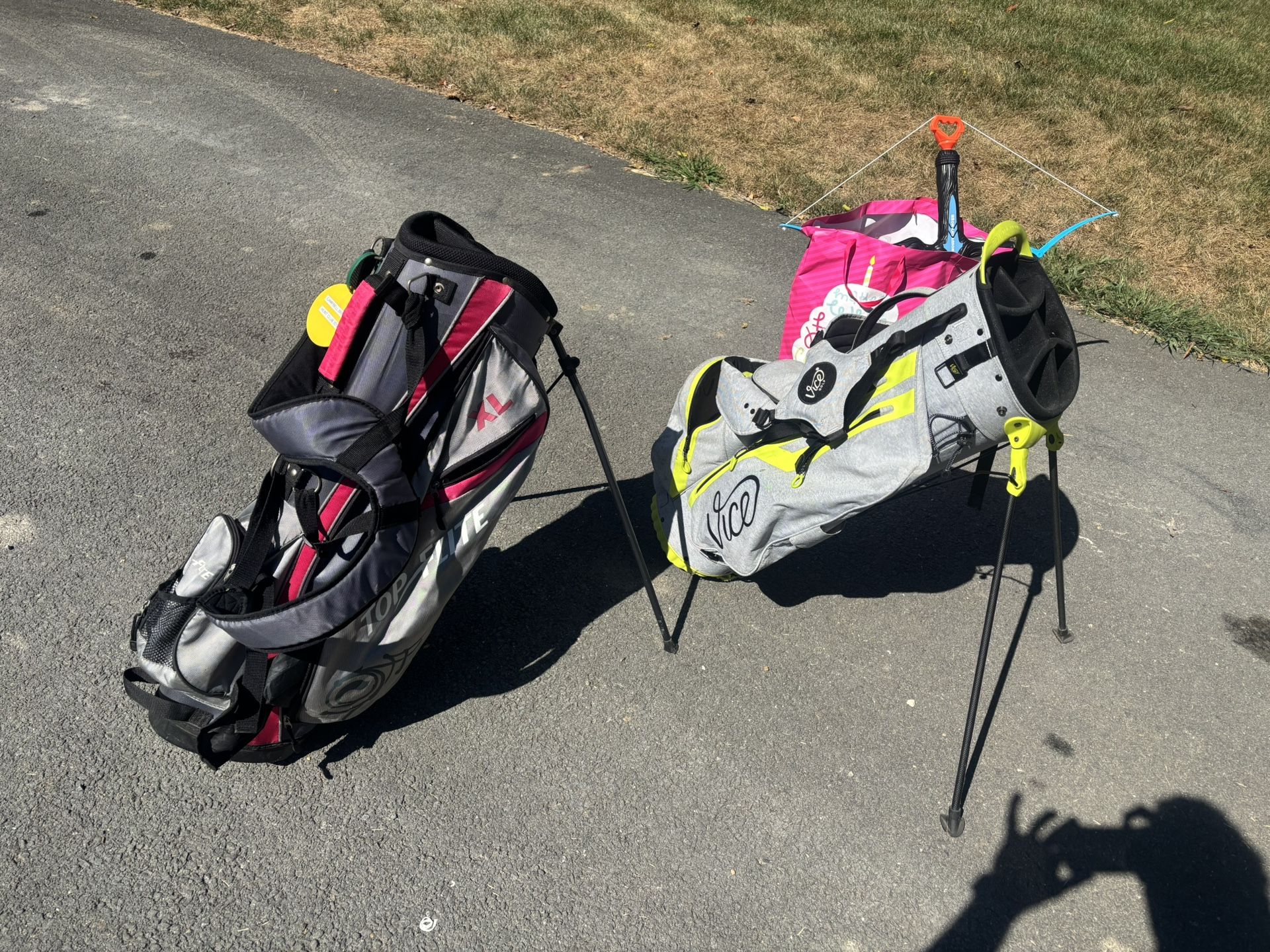 Vice And Topflight Golf Bag