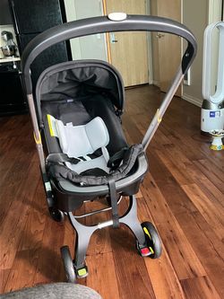 Stroller and car seat together