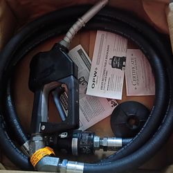 Diesel fuel gas hose nozzle pump kit