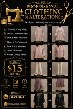 Sewing and fixing clothes