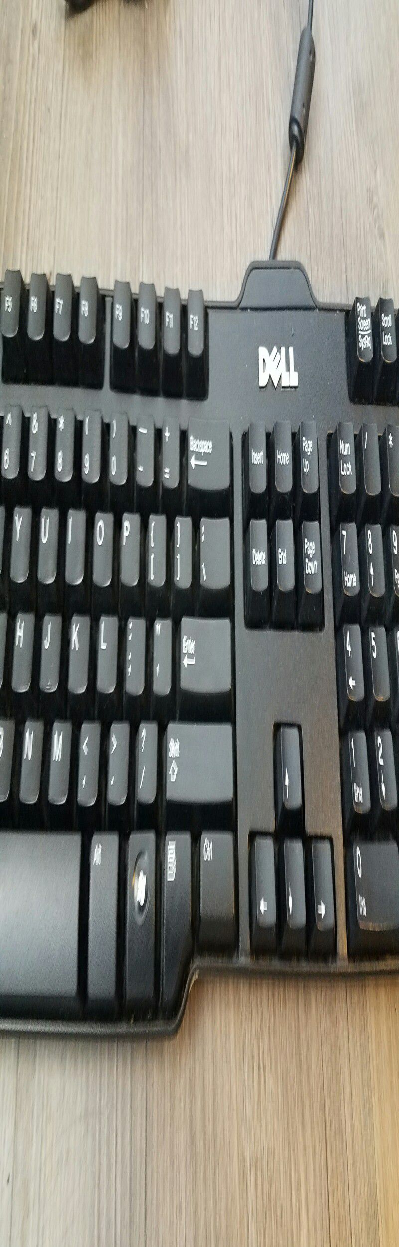 Dell Keyboard, Black, SK-8115 Dell Wired USB QWERTY Keyboard, Black, SK-8115