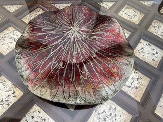 Glass Decorative Plate