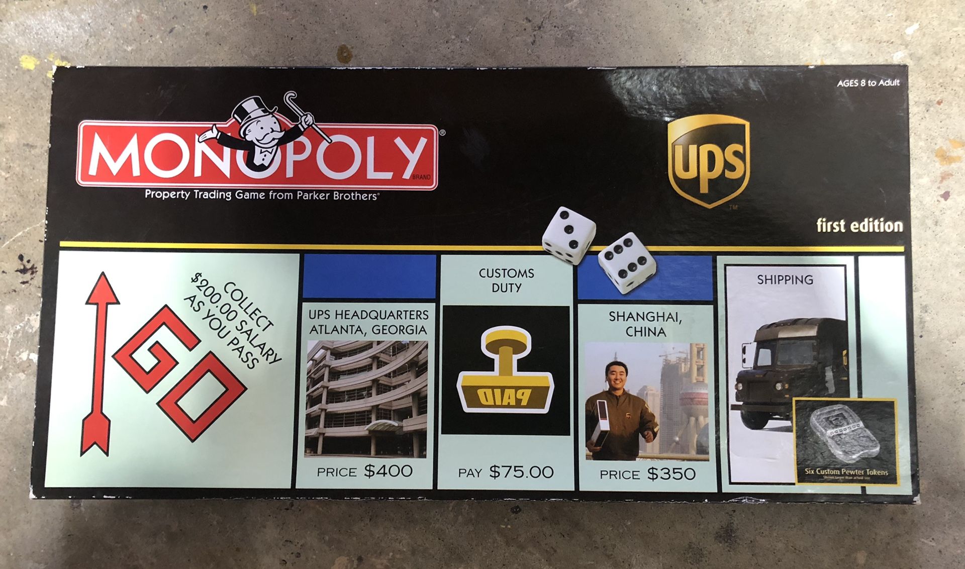 MONOPOLY UPS 1st EDITION BOARD GAME