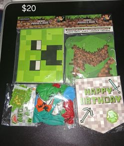 Minecraft Party Supplies