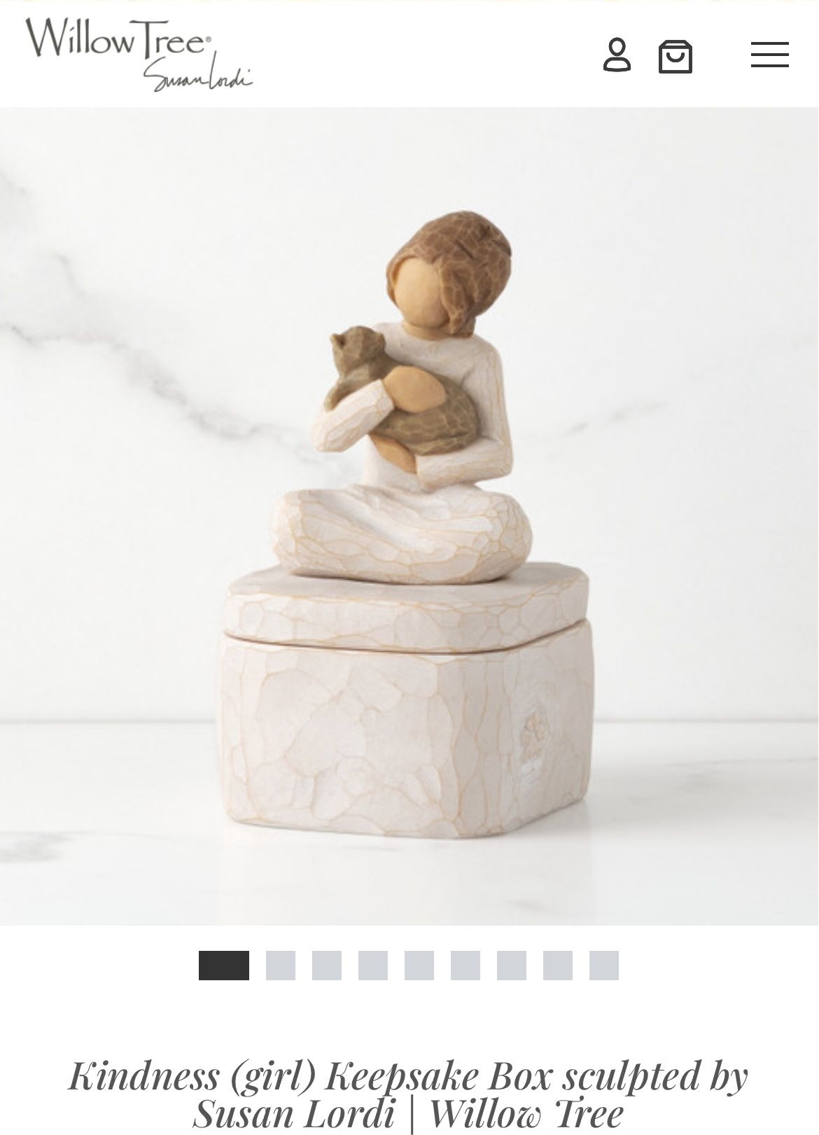 Willow Tree Kindness (girl) Keepsake Box