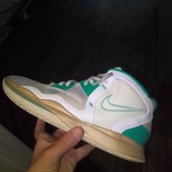 Kyriea And Foam Runners And Air Maxes And Jordan 11s 