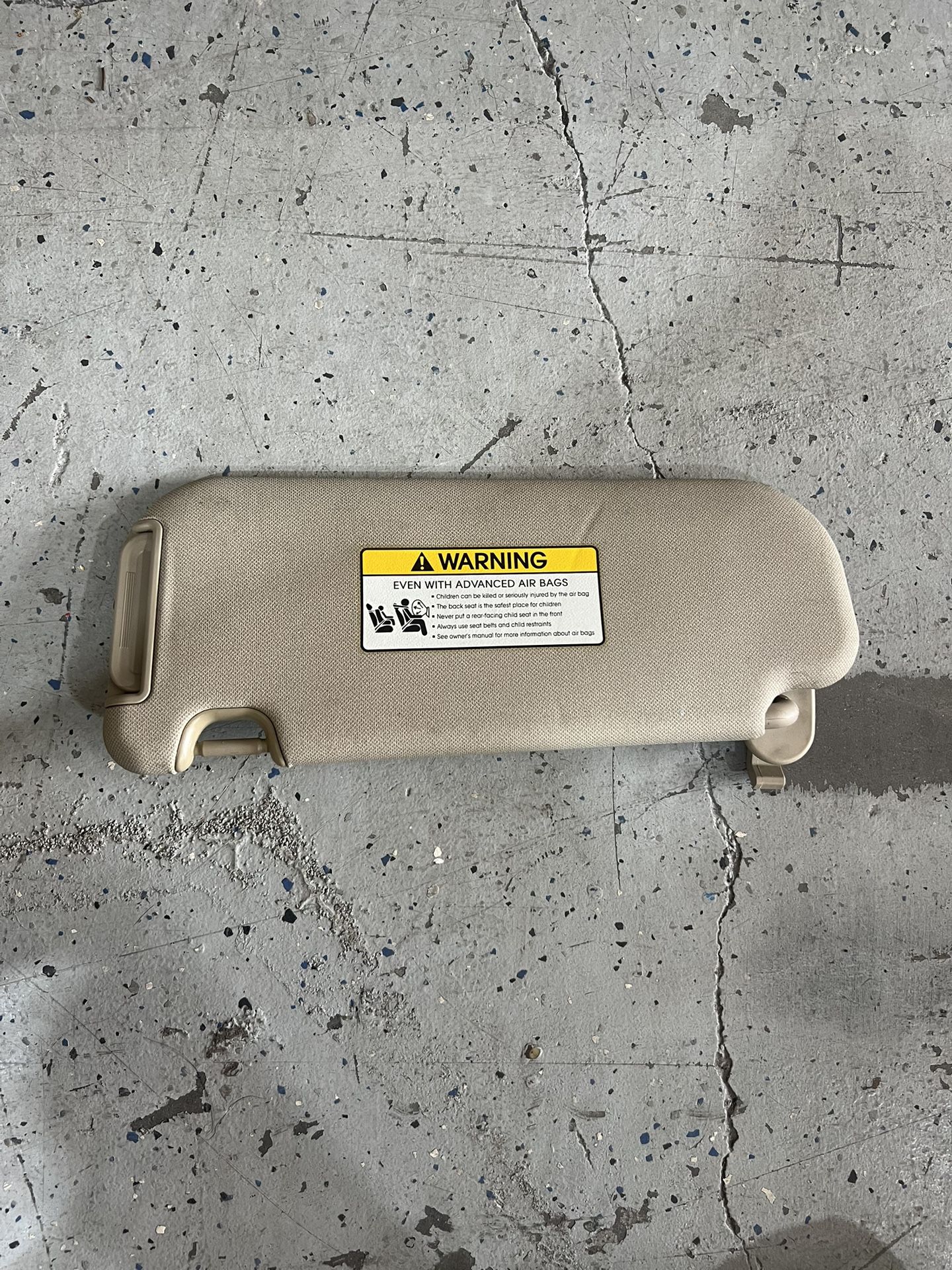 Passenger Sun Visor Hatchback GT Extension Fits 13-17 ELANTRA