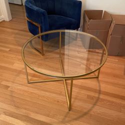 Gold And Glass Coffee Table Still Available Price Is firm 