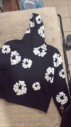 Denim Tears Cotton Wreath Hoodie Black