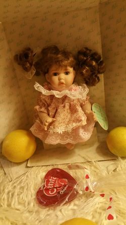 Petite Porcelain Baby Toddler Doll by Barbara Lee