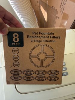 Pet fountain filter