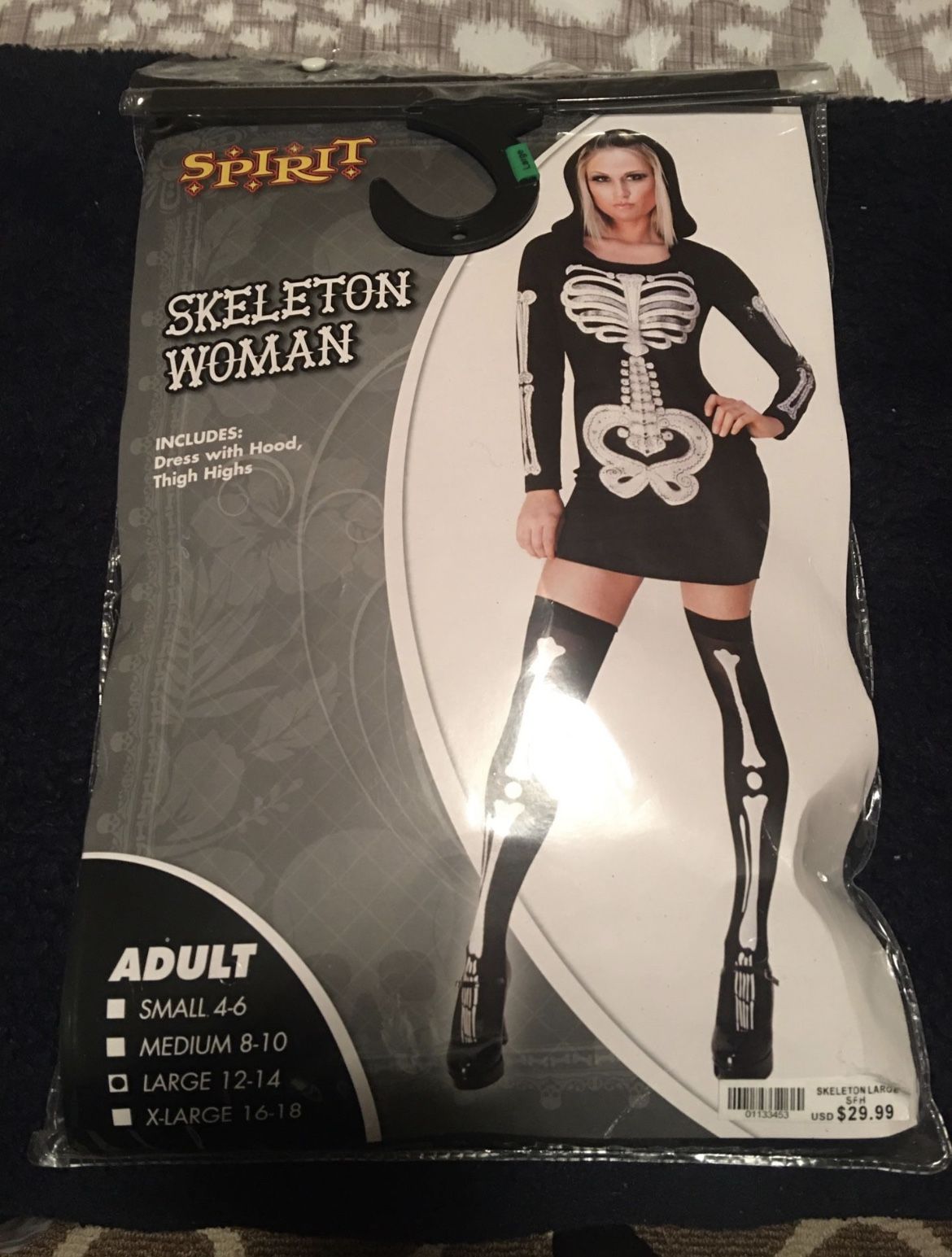 Women’s Skeleton Halloween costume