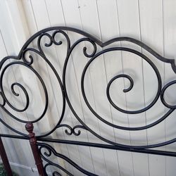 Beautiful Gothic, Scroll Queen, Bed, Headboard, And Frame