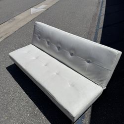 leather futon