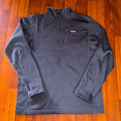 Patagonia Crosstrek 1/4 Zip Men’s Gray Pullover Size Large