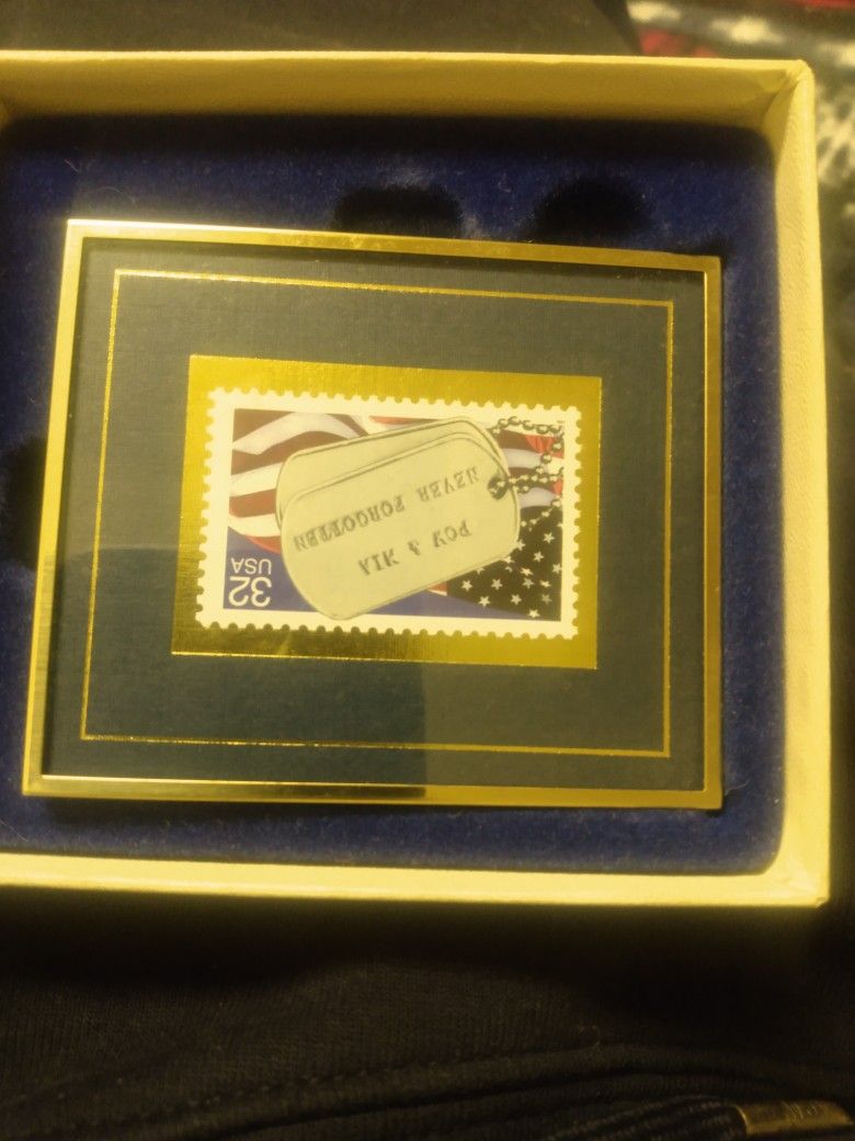 New Vintage Framed Hero Stamp Then And Now