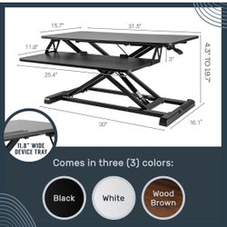 32" X-Lift Standing Desk Riser