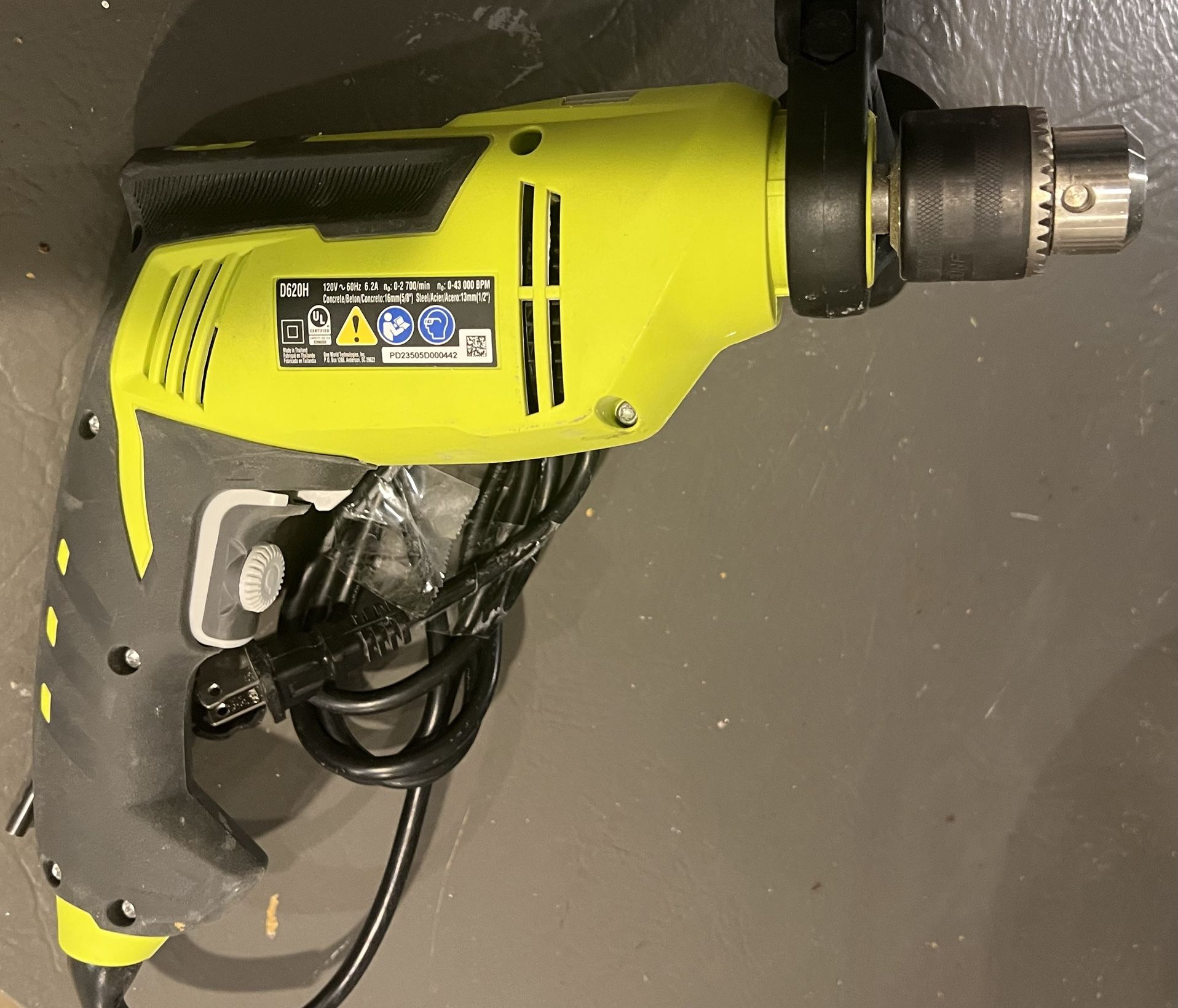 Hammer Drill Ryobi 58 Inch Heavy Duty Amp Corded