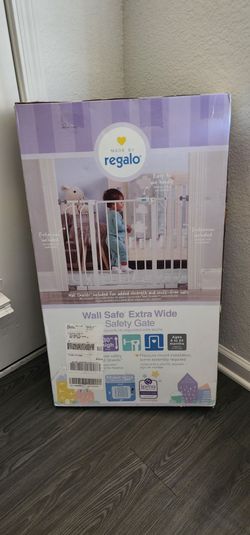 Regalo Wall Safe Extra Wide Safety Gate - unopened box