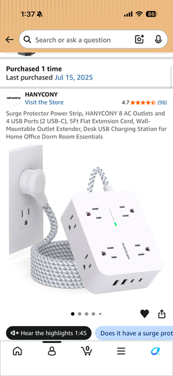 Desk USB Charging Station for Home Office