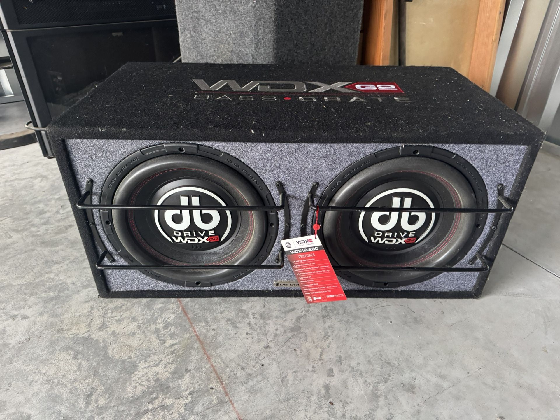 Dual 12s DB Drive Bass Crate