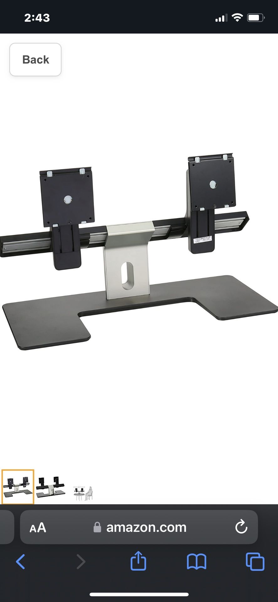 Brand New Dual-Monitor Stand MDS14A
