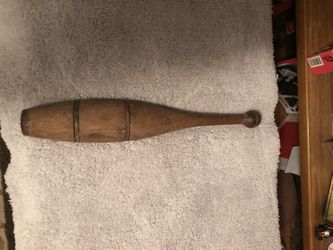 Antique bowling pin