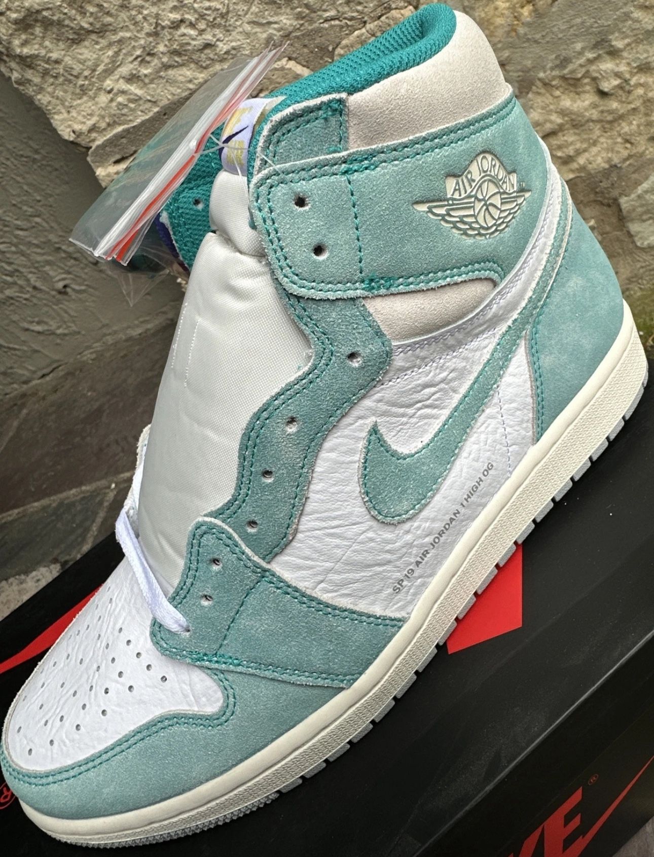 Brand New Jordan 1 Retro OG High Turbo Green size 14